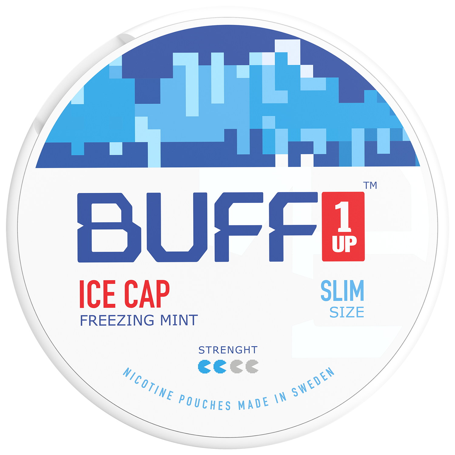Buff 1Up Ice Cap Freezing Mint Flavor Nicotine Pouches